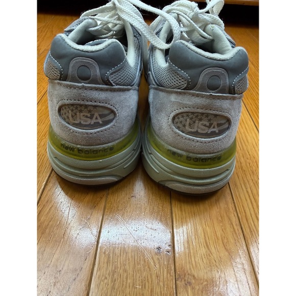 New Balance 993 Made in USA Grey White Mens Running Shoes MR993GL Size 11.5 - Picture 3 of 8